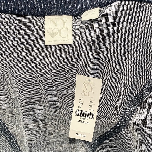NWT New York and Company Blue Cardigan size Medium - Picture 4 of 6